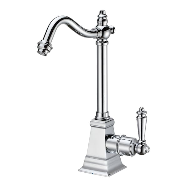 Whitehaus Point Of Use Cold Water Drinking Faucet W/ Traditional Swvl Spout, Chrm WHFH-C2011-C - main